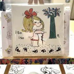 水森亜土　タイルまとめ 水森亜土 タイル プレート 昭和レトロ - メルカリ