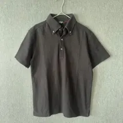 COMME CA ISM ポロシャツ ブラック Mサイズ 半袖 シンプルのサムネイル