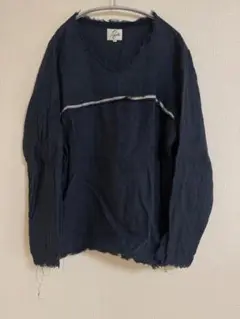 ニードルズ　ヘンプカットソー　ネイビー　Lサイズ