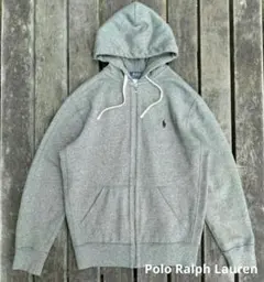 Polo Ralph Lauren グレー ジップアップ パーカー 短丈
