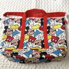 新品　Disneyミッキー　総柄　2wayトートバッグ