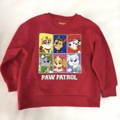 パウパトロール　トレーナー　レッド　110 nicxelodeon™ 入園準備