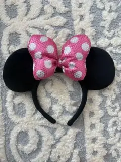 ミニーマウス カチューシャ スパンコール