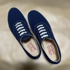 【未使用品(新品)】ANATOMICA×WAKOUWA ネイビーデッキシューズのサムネイル
