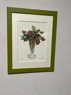 野澤奈緒子 画家 水彩画 花瓶に入った果実 ゴールドフレーム 野澤奈緒子 画家 水彩画 花瓶に入った果実 ゴールドフレーム - メルカリ