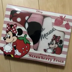 ミニーマウス Strawberry Festa プレミアムタオルギフトセット