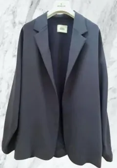 【美品】UA&SONS DAISUKE OBANA ボタンレスジャケット L 紺のサムネイル