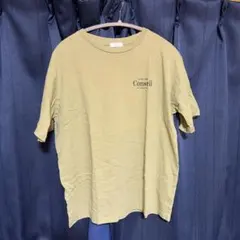 ロゴ刺繍 Tシャツ カーキ 半袖