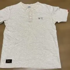 WTAPS ヘンリーネックTシャツ S ベージュグレー