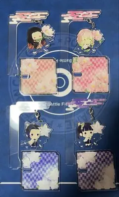 鬼滅の刃 ゆらふわアクリルマスコット　フラワーver. 4種セット販売