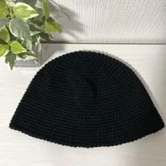 298クラシックハット☆クラッシャーハット☆バケットハット☆手編みニット帽