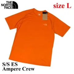 新品　Lサイズ　ノースフェイス　Tシャツ　半袖 アンペアクルー ティー　オレンジのサムネイル