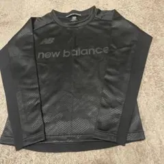ニューバランス ジャージ ロンT トレーニングウエア 130 黒