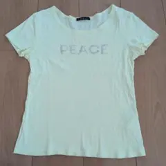 C.D.S BASIC イエロー 半袖 Tシャツ ラインストーンのサムネイル