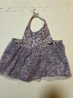 アナスイ　ANNA SUI mini 花柄 エプロン70-90cm