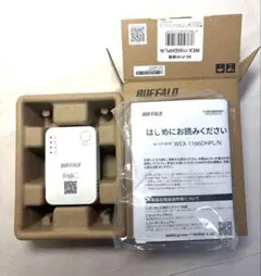 バッファロー Wi-Fi 5中継機コンセント直挿し WEX-1166DHPL/Nのサムネイル