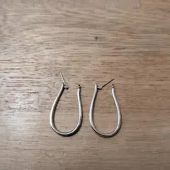 ジュエッテ シルバー フープピアス 両耳用