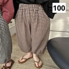 チェックパンツ 100 千鳥柄 おしゃれ キッズ 男の子 女の子 韓国子供服 春