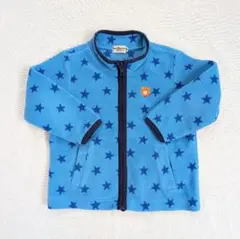 ミキハウス HOT BISCUITS MikiHouse フリース 青 星 クマ