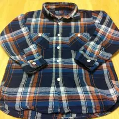 BACK NUMBER 長袖ネルシャツ