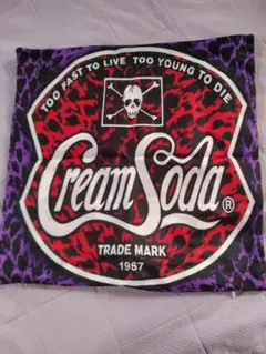 CREAM SODA クッションカバー レトロ 旧車　昭和