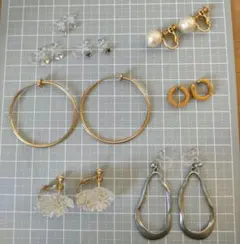 ノンホールピアス、イヤリング まとめ売り