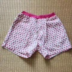 ハート柄 半ズボン ピンク系
