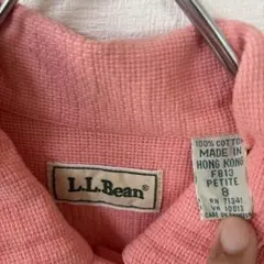 80s 90s L.L.Bean ピンク シャツ ワンピース ビンテージ レア