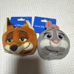 ディズニー ニック ジュディ ファンキャップキーチェーン タグ付き 2点セット