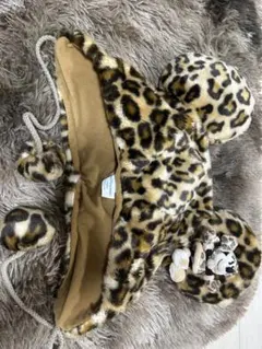 Disney ヒョウ柄帽子 ぬいぐるみ付き