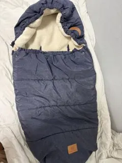 ベビーカー　防寒カバー　 紺