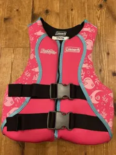 美品⭐︎コールマン ライフジャケット　ユース　子供用のサムネイル