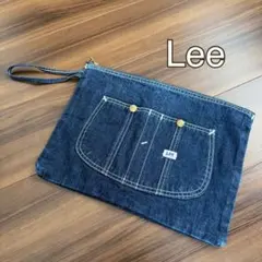 Lee ダークデニムクラッチバッグ