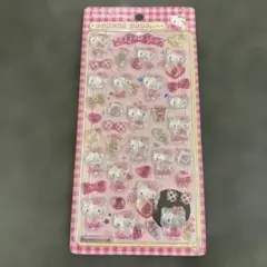 ピンク　キティ　ボンボンドロップシール　第2弾