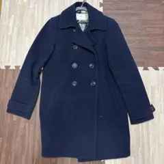 シップス マリンコート くるみボタン キルティング 極暖 グレー 色気