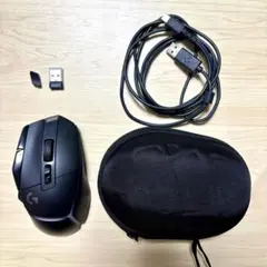 ロジクール G502 X PLUS G502XWL-RGBBK + 専用ケース付