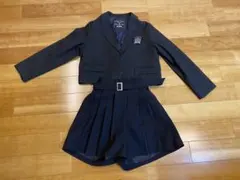 PINK LATTE ネイビー ブレザー キュロットスカートセット　160センチ