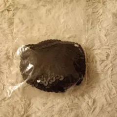 黒のスパンコール装飾 手芸素材⑤