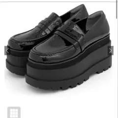 厚底ローファー [zr1279] ブラック