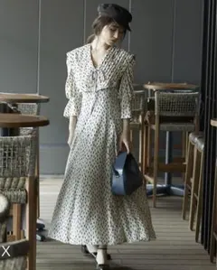 snidel ビッグカラークラシカルワンピース