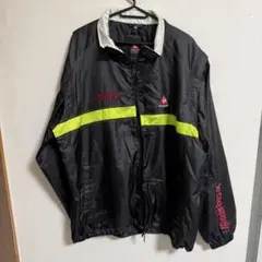 le coq sportif ゴルフジャケット LL ブラック/イエロー