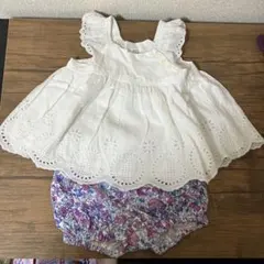 80サイズGAP ベビー服 フリル付きセット 12-18ヶ月