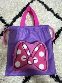 ミニーの日　 ミニーマウス　リボン　トートバッグ　ポーチ　巾着
