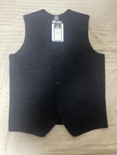 【新品未使用品】洋服の青山　ニットジレ　M ウール100%