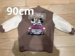 ミッキー＆ミニー　スウェットアウター⭐︎ディズニー⭐︎littc⭐︎90cm