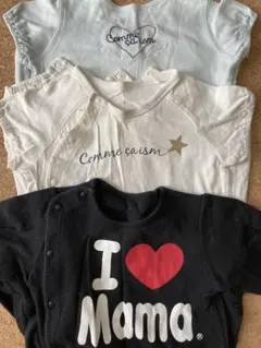 コムサイズム 2点と他1点　ロンパース 3点セット