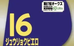 JRA 競馬 ミニゼッケン オークス ジュウリョクピエロ 今村聖奈 - メルカリ