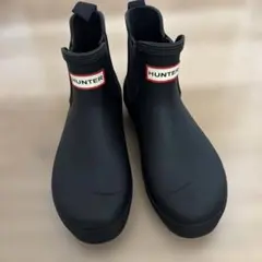 HUNTER ブラックショートブーツ38美品