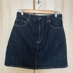 GU デニム ミニスカート インディゴ XL