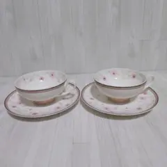 【専用出品】花柄ティーカップ・ソーサー 2個セット